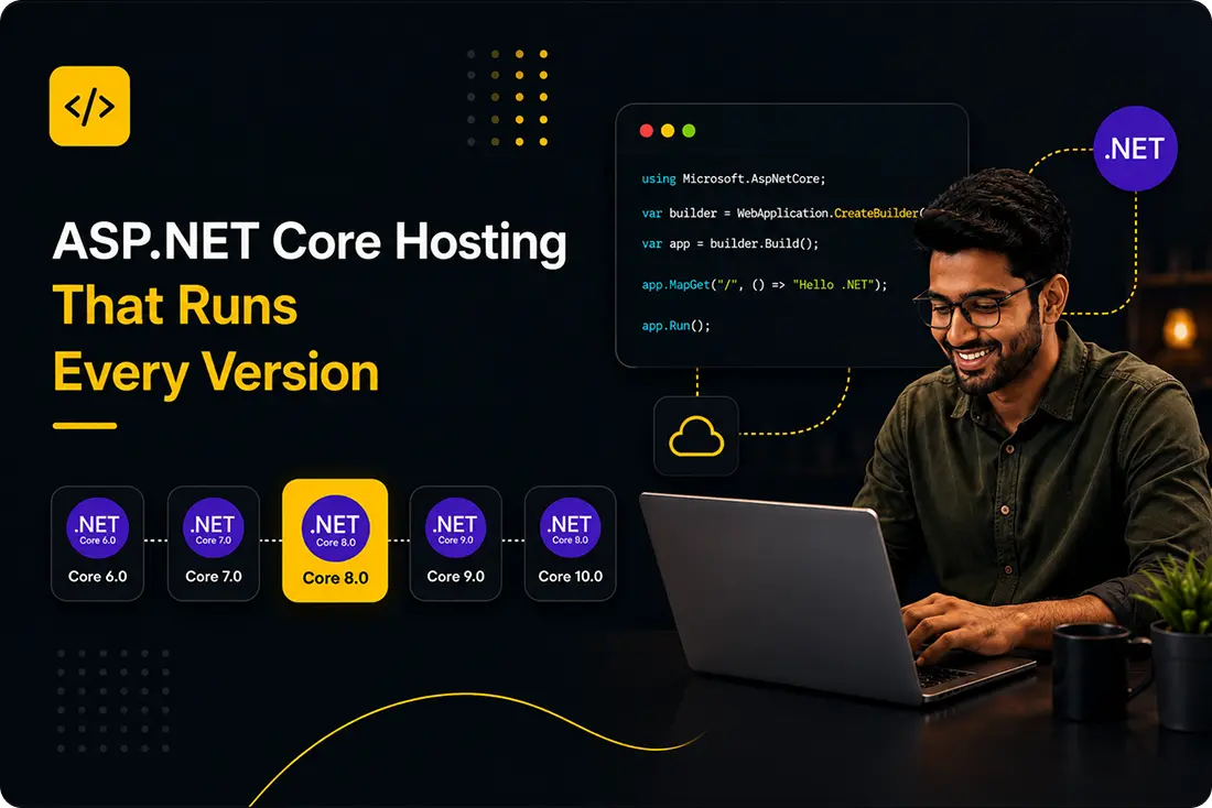asp.net core hosting that runs every version